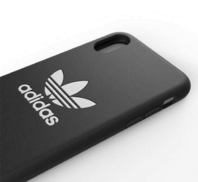 Etui plecki Adidas OR Moulded Case Basic do Apple iPhone X/XS Black-white (8718846062176) - obraz 1