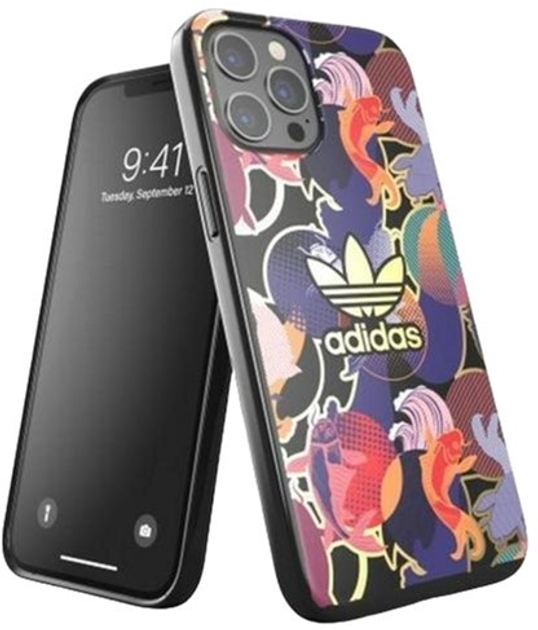 Etui plecki Adidas OR SnapCase AOP CNY do Apple iPhone 12/12 Pro Colourful (8718846091190) - obraz 1