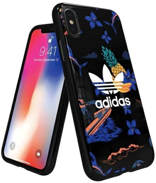 Etui plecki Adidas Snap Case Island Time do Apple iPhone X/XS Black (8718846061247) - obraz 1