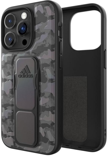 Панель Adidas SP Grip Case CAMO для Apple iPhone 14 Pro Чорний (8718846100717) - зображення 2