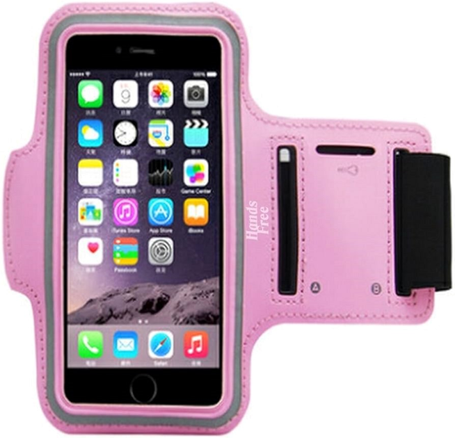 Etui plecki Armband do Apple iPhone 6 Pink (5901737279422) - obraz 1
