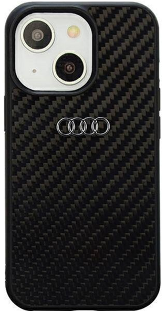 Панель Audi Carbon Fiber для Apple iPhone 14 Чорний (6955250225342) - зображення 1