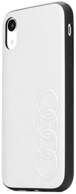 Etui plecki Audi Leather Case do Apple iPhone 7/8/SE 2020/SE 2022 White (6955250223447) - obraz 1