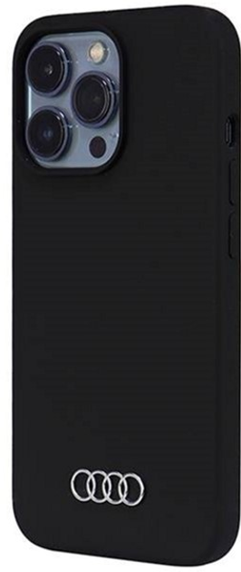 Etui plecki Audi Silicone Case do Apple iPhone 13/13 Pro Black (6955250226455) - obraz 1