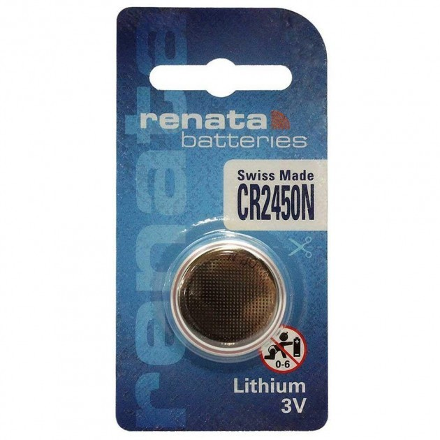 Батарейка RENATA CR2450N Lithium, 3V, 1х1шт – фото, отзывы ...