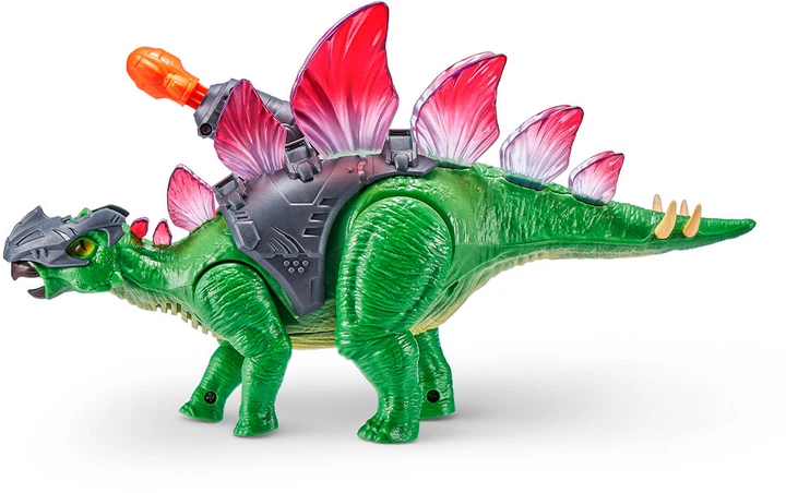 Фігурка Zuru Robo Alive Дикі боти Бойовий Стегозавр (4894680016262) - Фото 2 Фігурка Zuru Robo Alive Дикі боти Бойовий Стегозавр (4894680016262) - зображення 2