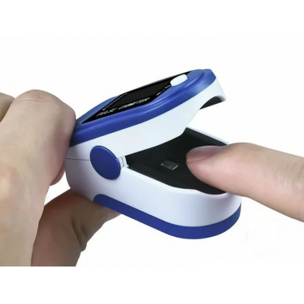 Портативний пульсометр оксиметр на палець Pulse Oximeter LK87 - зображення 6