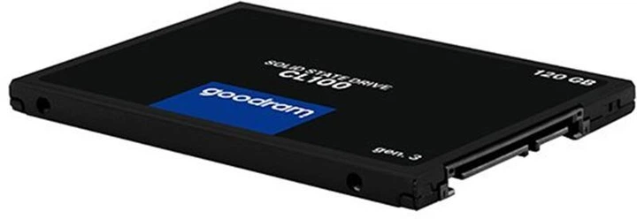 Накопичувач SSD 120GB GOODRAM CL100 GEN.3 2.5" SATAIII TLC (SSDPR-CL100-120-G3) - Фото 6 Накопичувач SSD 120GB GOODRAM CL100 GEN.3 2.5" SATAIII TLC (SSDPR-CL100-120-G3) - изображение 6