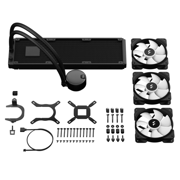 Система водяного охлаждения Fractal Design Lumen S36 RGB v2 3х120мм с подсветкой (FD-W-L1-S3612) - изображение 3