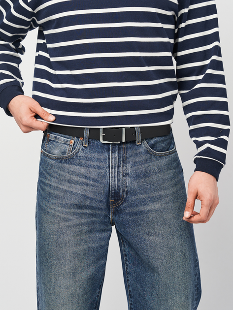 Ремінь двосторонній чоловічий Levi's Reversible Classic Belt 232448-3-59 95 см Regular Black (7613417532649) - зображення 4
