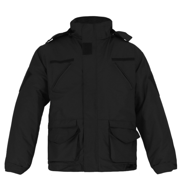 Куртка зимова тактична мембранна Чорна 54 - зображення 1