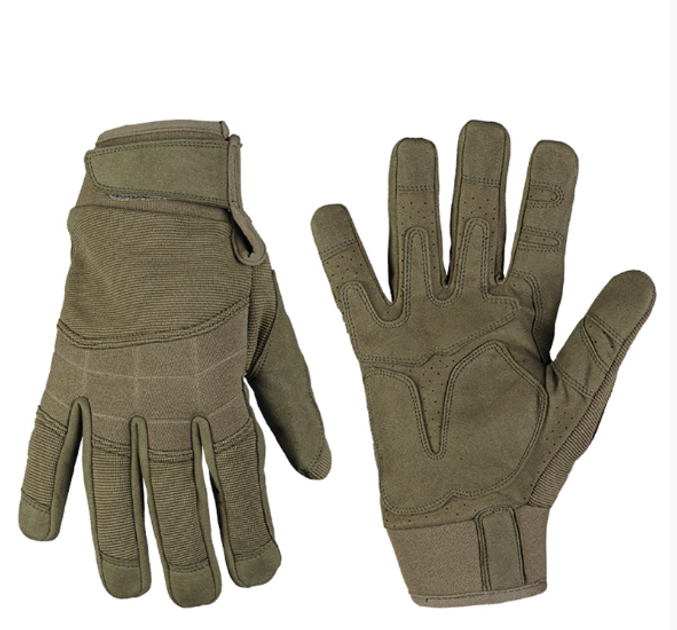 Рукавиці штурмові XL Олива Mil-Tec ASSAULT GLOVES XL OLIV (12519501-11-XL) - зображення 1