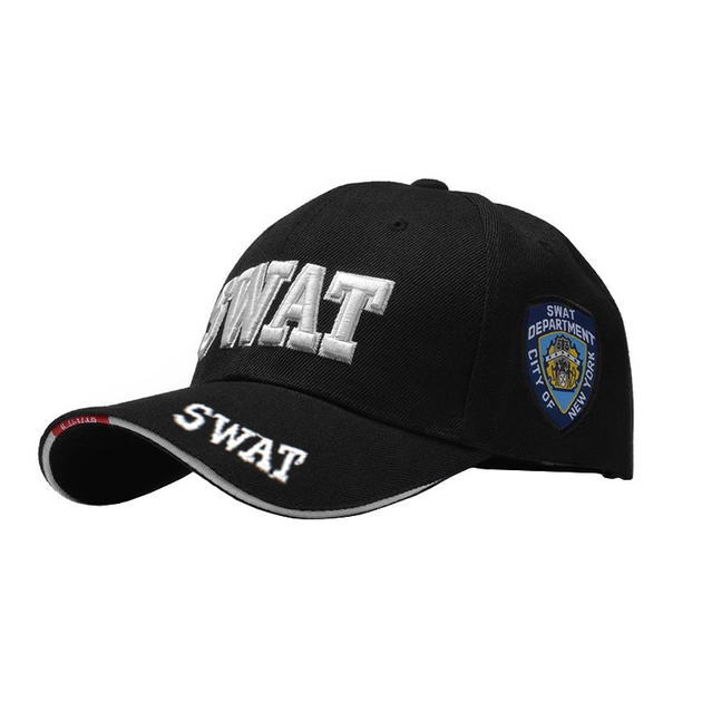 Бейсболка Han-Wild 101 SWAT Black для чоловіків модна кепка - зображення 1