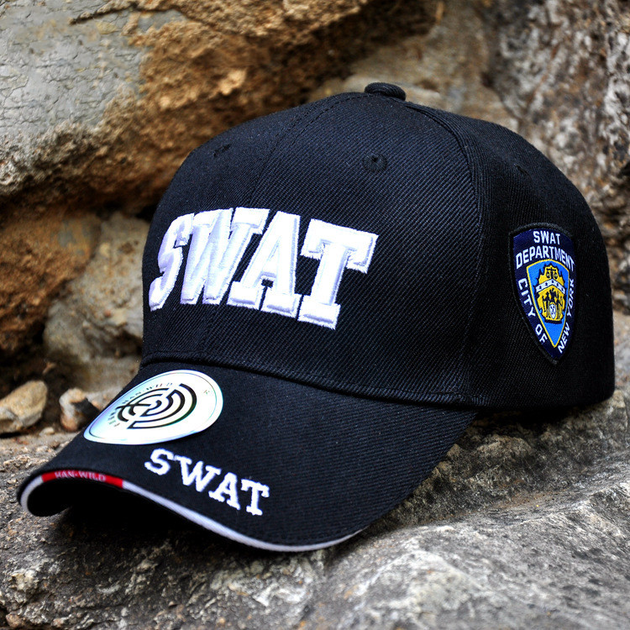 Бейсболка Han-Wild 101 SWAT Black для чоловіків модна кепка - зображення 2