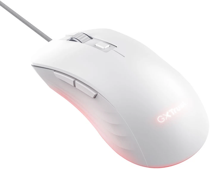 Миша Trust GXT 924 Ybar+ USB White (8713439248913) - зображення 3