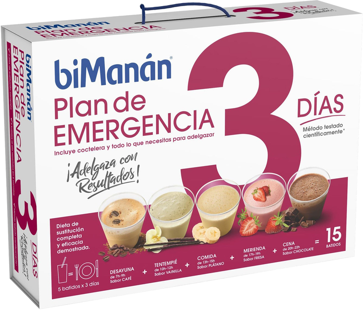 Замінник харчування Bimanan 3 Day Emergency Plan (3175681193864) - зображення 1
