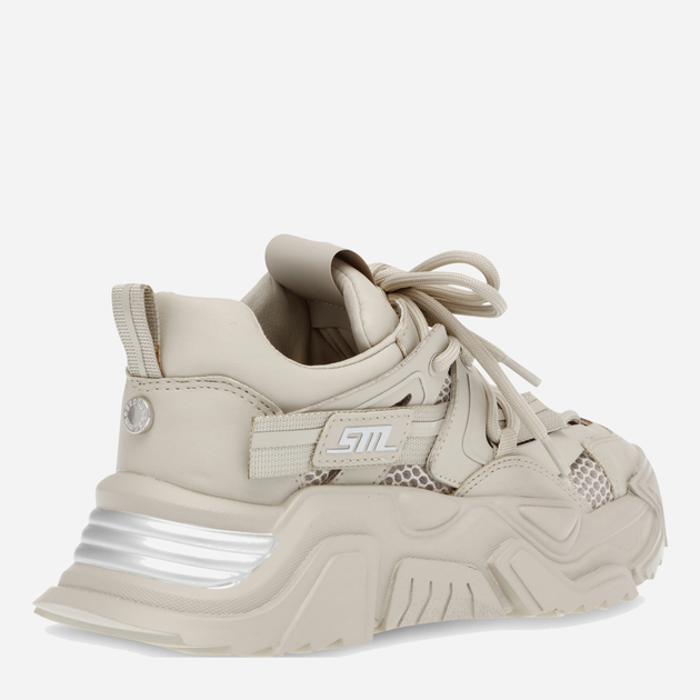 Жіночі снікери Steve Madden Kingdom Sneaker SM11002519-022 40 25.4 см Бежеві (8720857125948) - зображення 3
