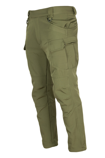 Тактические штаны утепленные SoftShell Olive M - изображение 1