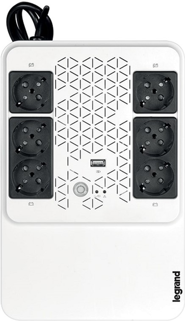 UPS Legrand Keor Multiplug 600VA (360W) White/Black (3414971227262) - obraz 1