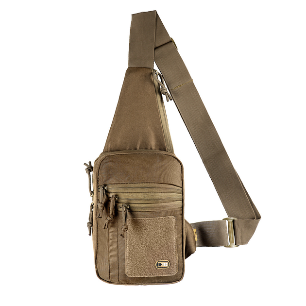 Тактическая сумка-кобура наплечная M-Tac Сoyote мужская нагрудная сумка слинг Рюкзак через плечо, сумка-кобура - изображение 1