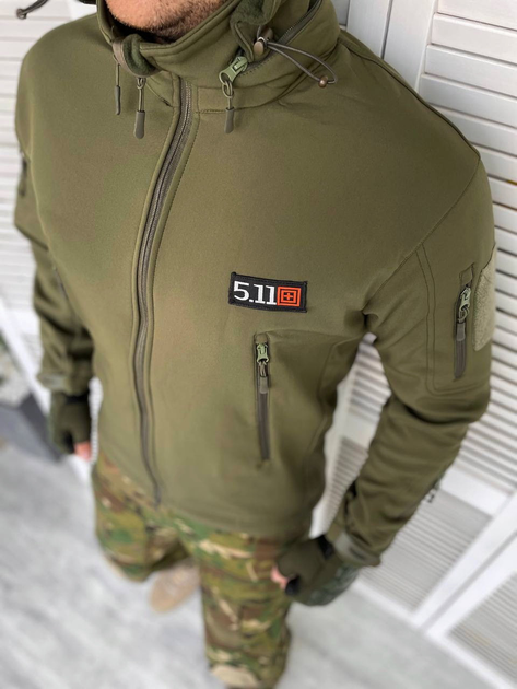 Армейская куртка L софтшел 5.11 (ml-517) 15-1 - изображение 1