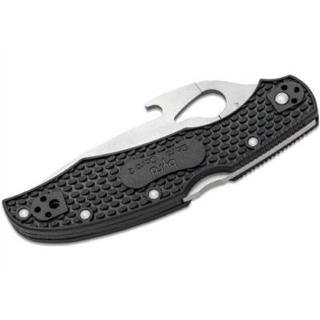 Ніж Spyderco Byrd Cara Cara 2 Emerson полусеррейтор (BY03PSBK2W) - зображення 2