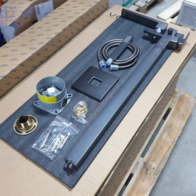 Змішувач для ванни окремостоячий Imprese Grafiky ZMK041807060 графіт - зображення 4