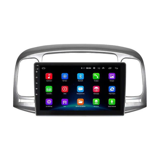 Штатная магнитола Lesko для Hyundai Accent III 2006-2011 экран 9" 2/32Gb Wi-Fi GPS Base - изображение 2