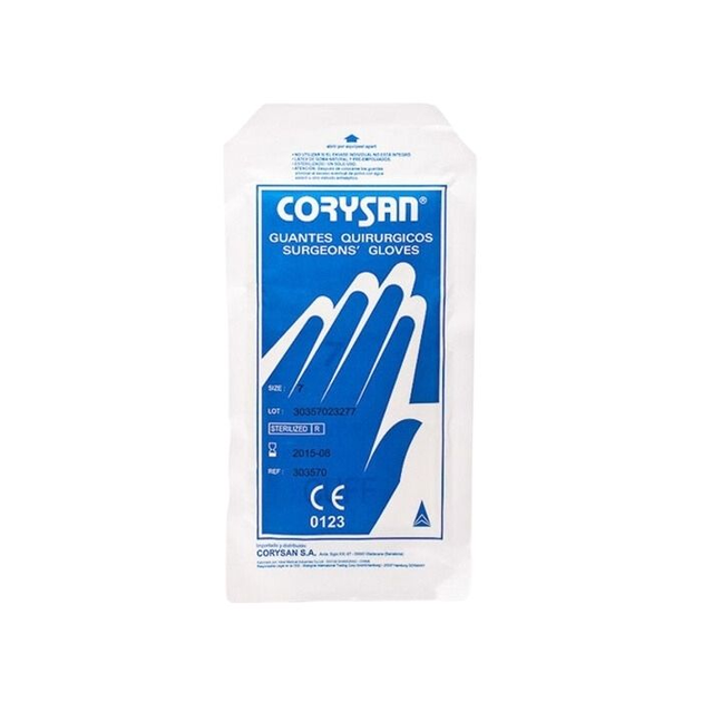 Rękawiczki medyczne Corysan Sterile Latex Sterile Surgery Gloves Size 8 2U (8499992200611) - obraz 1