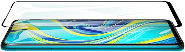 Захисне скло 5D для Samsung Galaxy M22 чорне (5904422910303) - зображення 1