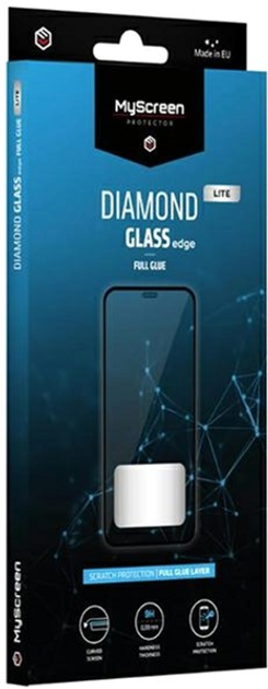 Szkło hartowane MyScreen Diamond Glass Edge Lite do Nokia G42 5G black (5904433225113) - obraz 1