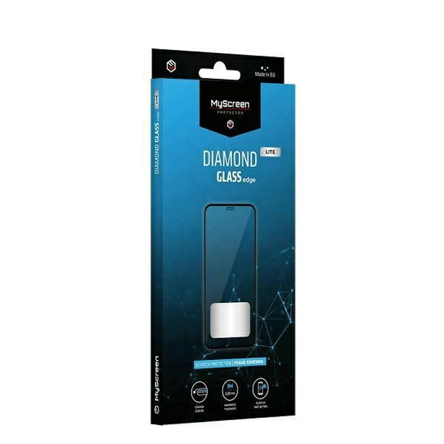 Захисне скло MyScreen Diamond Glass Edge Lite для Realme 10 5G/9i 5G/10s чорне (5904433215046) - зображення 2