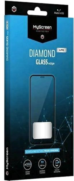 Захисне скло MyScreen Diamond Glass Edge Lite для Realme C30s чорне (5904433213516) - зображення 1