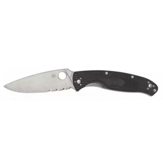 Нож Spyderco Resilience FRN Serrated (C142PSBK) - изображение 1