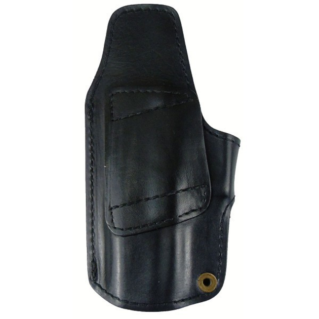 Кобура Медан для Glock 19 поясная кожаная формованная двухслойная (1113 Glock 19) - изображение 2