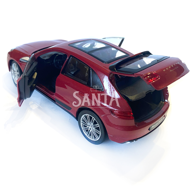 Іграшкова машинка металева WELLY 1:24 PORSCHE MACAN TURBO, порше меган турбо, відкр.двері, багажник, червоний, 19*7.5*7см, (24047W) - Фото 3 Іграшкова машинка металева WELLY 1:24 PORSCHE MACAN TURBO, порше меган турбо, відкр.двері, багажник, червоний, 19*7.5*7см, (24047W) - зображення 3