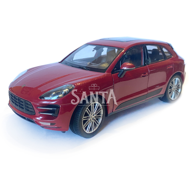 Іграшкова машинка металева WELLY 1:24 PORSCHE MACAN TURBO, порше меган турбо, відкр.двері, багажник, червоний, 19*7.5*7см, (24047W) - Фото 5 Іграшкова машинка металева WELLY 1:24 PORSCHE MACAN TURBO, порше меган турбо, відкр.двері, багажник, червоний, 19*7.5*7см, (24047W) - зображення 5
