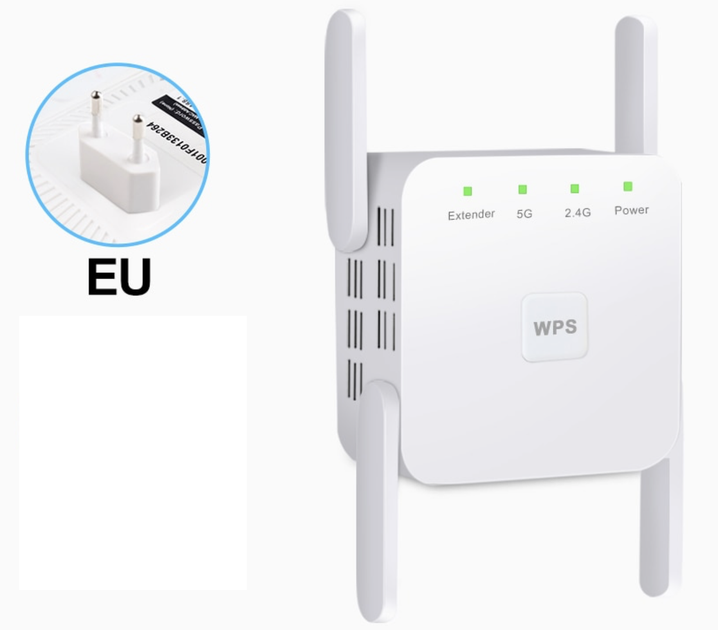 WiFi репітер 2,4/5ГГц 1200Мбіт/с 802.11b/g/n - роутер, підсилювач сигналу - зображення 3