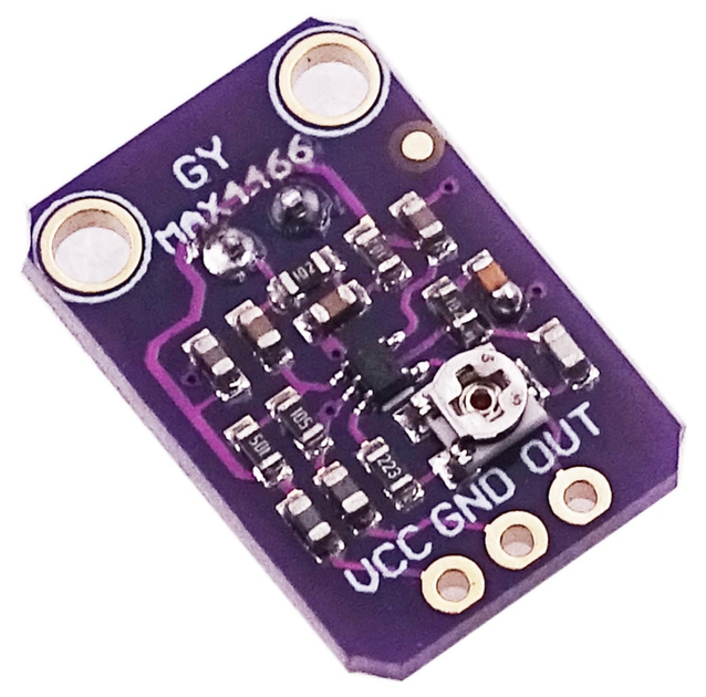 Електретний мікрофон MAX4466 регульований підсилювач для Arduino - Фото 3 Електретний мікрофон MAX4466 регульований підсилювач для Arduino - зображення 3