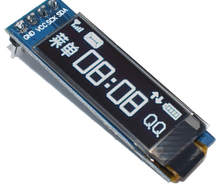 OLED LCD ЖК дисплей/экран 0,91" 128x32 I2C - белый - изображение 2