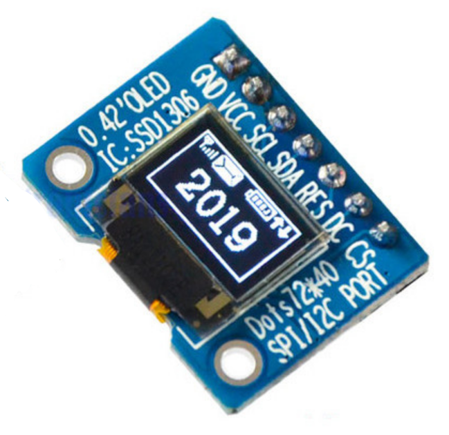 OLED LCD ЖК дисплей/экран 0,42" 72*40 SSD1306 7pin SPI - Фото 2 OLED LCD ЖК дисплей/экран 0,42" 72*40 SSD1306 7pin SPI - изображение 2