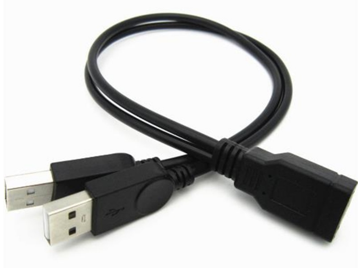 USB мама на 2 USB папа - данные и дополнительное питание, 30см - Фото 3 USB мама на 2 USB папа - данные и дополнительное питание, 30см - изображение 3
