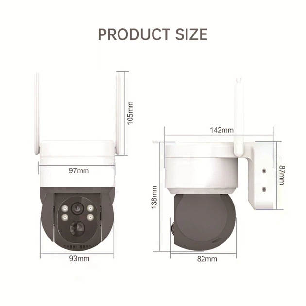 IP-камера уличная с аккумулятором XON Wi-Fi 7200mAh Solar 1080P SmartCamera (NCBE21Y) White (5060948064767) - Фото 13 IP-камера уличная с аккумулятором XON Wi-Fi 7200mAh Solar 1080P SmartCamera (NCBE21Y) White (5060948064767) - изображение 13