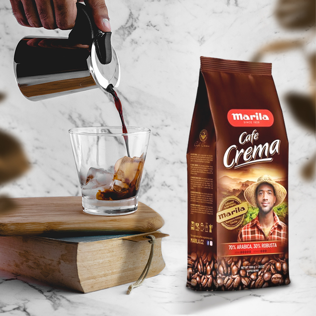 Кофе в зёрнах Marila Cafe Crema Espresso 1кг×8уп - Фото 5 Кофе в зёрнах Marila Cafe Crema Espresso 1кг×8уп - изображение 5