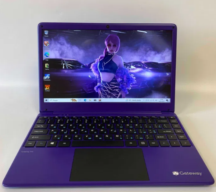 Ультрабук Gateway GWTN141-5PR / 14.1" (1920x1080) IPS / Intel Celeron N4020 (2 ядра по 1.1 - 2.8 GHz) / 4 GB DDR4 / 320 GB SSD / Intel UHD Graphics 600 / WebCam / NEW АКБ б/в - зображення 3