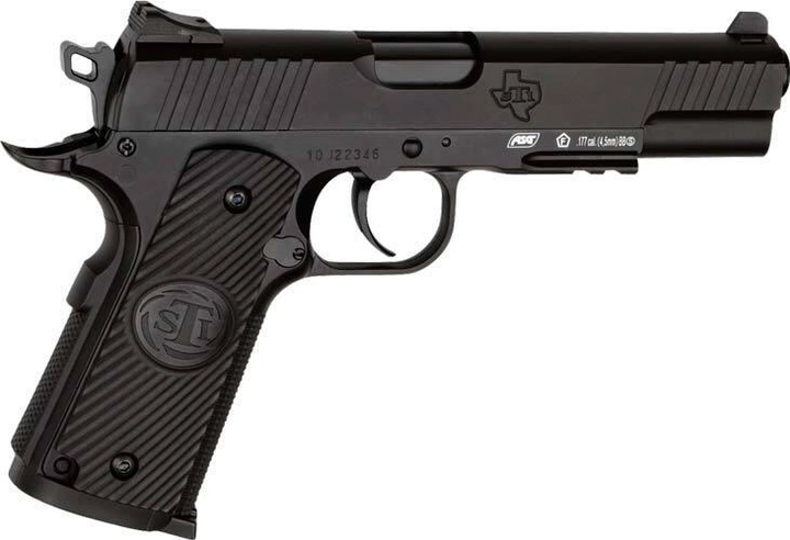 Пистолет пневматический ASG STI Duty One 4,5 мм BB (металл) - изображение 2