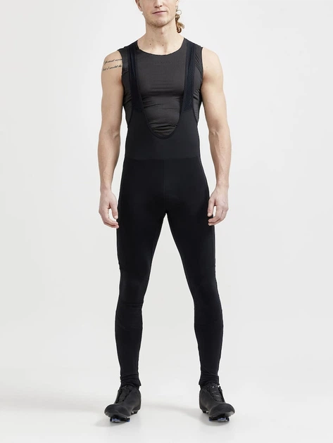 Мужской велокомбинезон Craft Core Bike SubZ Wind Bib Tights M 1911175 - 999000 BLACK M - изображение 4