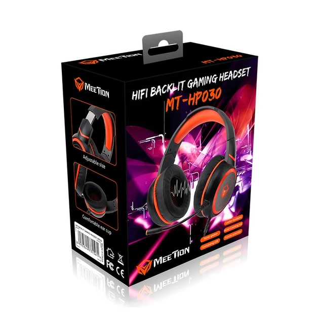 Наушники MEETION Gaming Backlit HiFi MT-HP030 - изображение 2