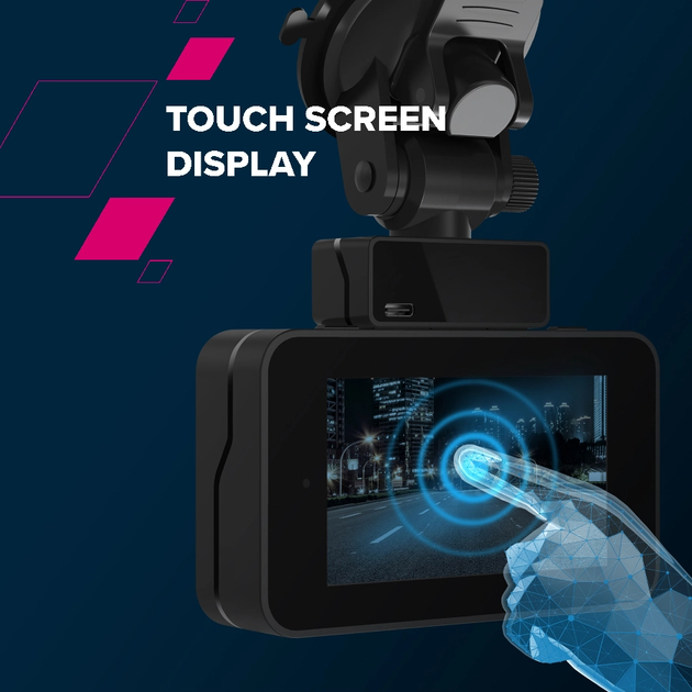 Відеореєстратор CANYON CDVR-40 GPS UltraHD, Wi-Fi, GPS Black (CND-DVR40GPS) - зображення 9