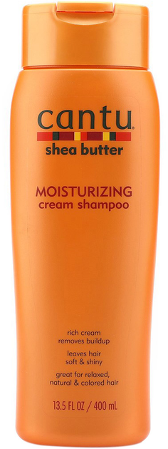 Шампунь для зволоження волосся Cantu Shea Butter Moiturizing Cream Shampoo 400 мл (856017000010) - зображення 1